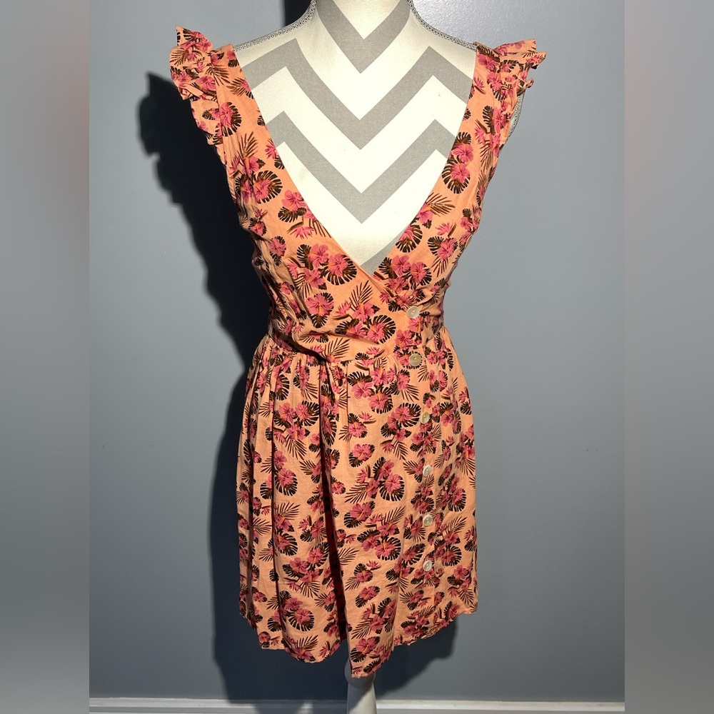 Zara Pink Floral Mini Dress